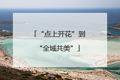 “点上开花”到“全域共美”