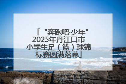 “奔跑吧·少年”2025年丹江口市小学生足（篮）球锦标赛圆满落幕