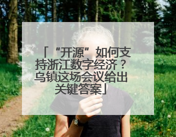 “开源”如何支持浙江数字经济？乌镇这场会议给出关键答案