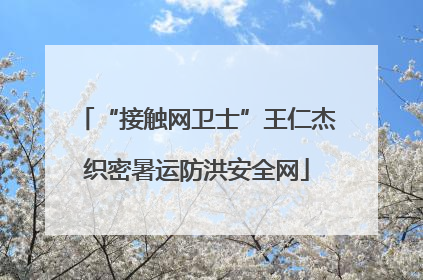 “接触网卫士”王仁杰织密暑运防洪安全网