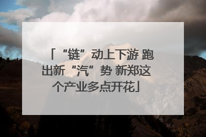 “链”动上下游 跑出新“汽”势 新郑这个产业多点开花
