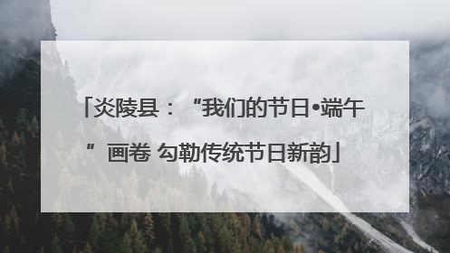 炎陵县：“我们的节日•端午”画卷 勾勒传统节日新韵