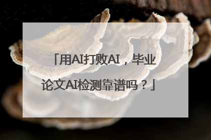 用AI打败AI，毕业论文AI检测靠谱吗？