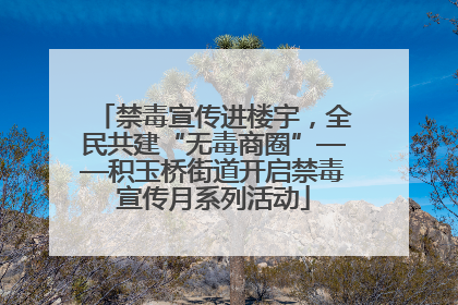 禁毒宣传进楼宇，全民共建“无毒商圈”——积玉桥街道开启禁毒宣传月系列活动