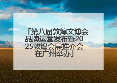 第八届敦煌文博会品牌运营发布暨2025敦煌会展推介会在广州举办