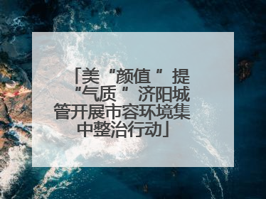 美“颜值 ”提“气质 ”济阳城管开展市容环境集中整治行动