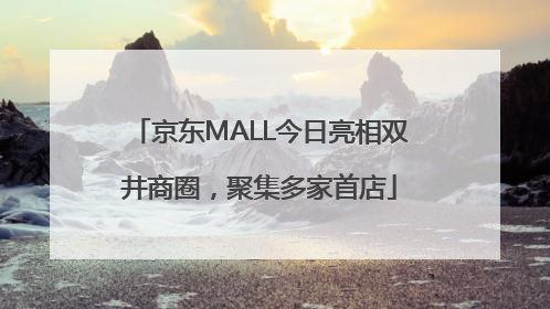 京东MALL今日亮相双井商圈，聚集多家首店