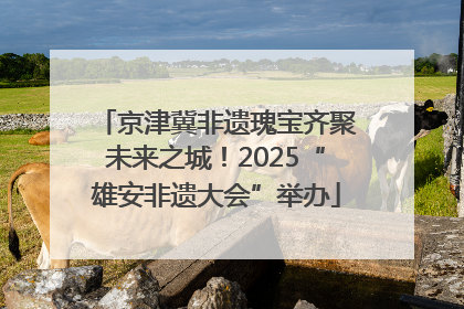 京津冀非遗瑰宝齐聚未来之城！2025“雄安非遗大会”举办