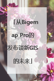 从Bigemap Pro的发布谈新GIS的未来