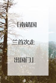 南靖国兰首次走出国门
