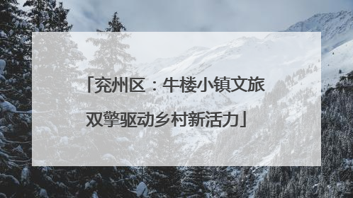 兖州区：牛楼小镇文旅双擎驱动乡村新活力