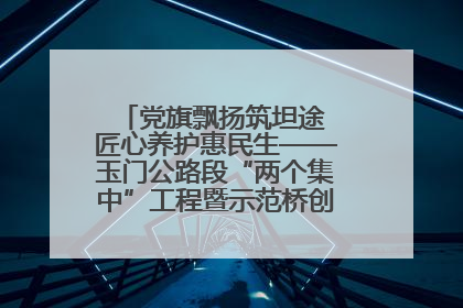 党旗飘扬筑坦途 匠心养护惠民生——玉门公路段“两个集中”工程暨示范桥创建项目圆满收官