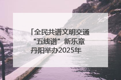 全民共谱文明交通“五线谱”新乐章 丹阳举办2025年“文明交通 同心同行”主题宣传活动