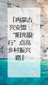 内蒙古兴安盟：“阳光银行”点亮乡村振兴路