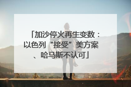 加沙停火再生变数：以色列“接受”美方案、哈马斯不认可