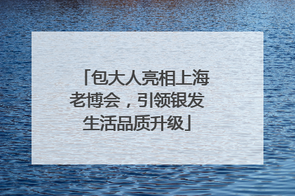 包大人亮相上海老博会，引领银发生活品质升级