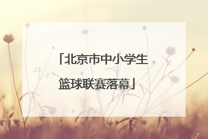 北京市中小学生篮球联赛落幕