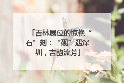 吉林展位的惊艳“石”刻：“砚”遇深圳，吉韵流芳