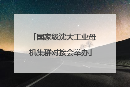 国家级沈大工业母机集群对接会举办