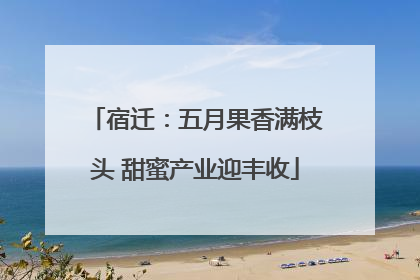 宿迁：五月果香满枝头 甜蜜产业迎丰收