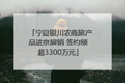 宁夏银川农商旅产品进京展销 签约额超3300万元