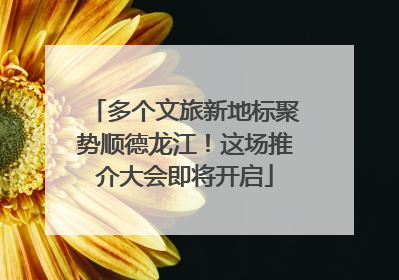 多个文旅新地标聚势顺德龙江！这场推介大会即将开启