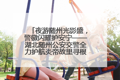 夜游随州光影盛，警徽闪耀护安宁——湖北随州公安交警全力护航炎帝故里寻根节夜游活动侧记
