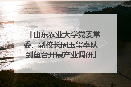 山东农业大学党委常委、副校长周玉玺率队到鱼台开展产业调研