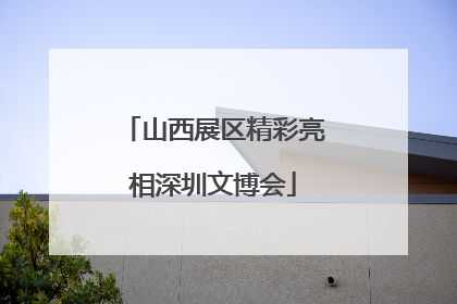 山西展区精彩亮相深圳文博会