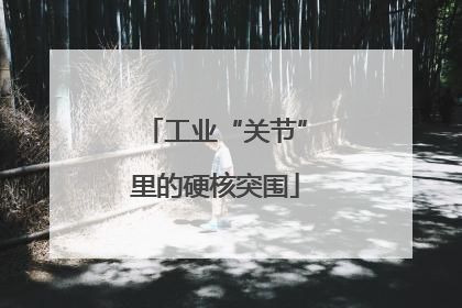 工业“关节”里的硬核突围