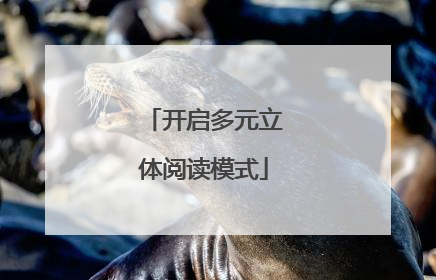 开启多元立体阅读模式
