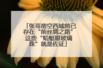 张骞凿空西域前已存在“前丝绸之路” 这些“蜻蜓眼玻璃珠”就是佐证