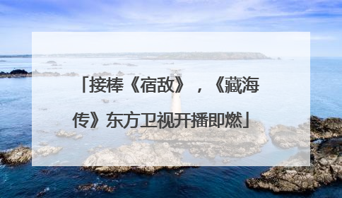 接棒《宿敌》，《藏海传》东方卫视开播即燃