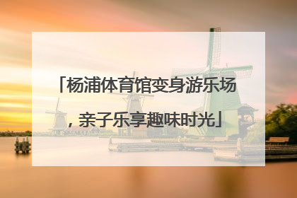 杨浦体育馆变身游乐场，亲子乐享趣味时光