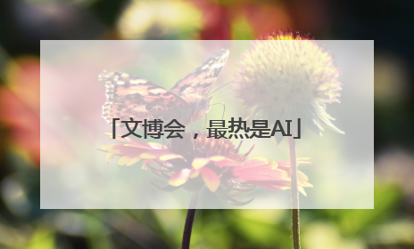 文博会，最热是AI