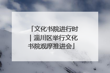 文化书院进行时｜淄川区举行文化书院观摩推进会