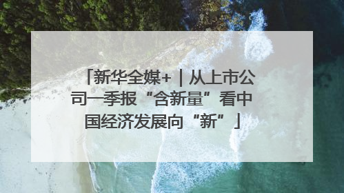 新华全媒+｜从上市公司一季报“含新量”看中国经济发展向“新”
