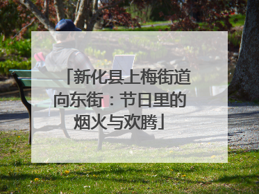 新化县上梅街道向东街：节日里的烟火与欢腾