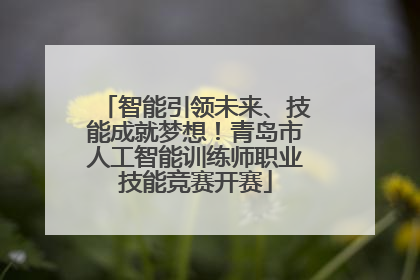 智能引领未来、技能成就梦想！青岛市人工智能训练师职业技能竞赛开赛