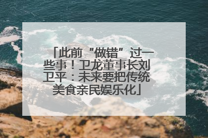 此前“做错”过一些事！卫龙董事长刘卫平：未来要把传统美食亲民娱乐化