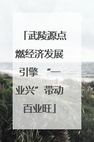 武陵源点燃经济发展引擎 “一业兴”带动百业旺