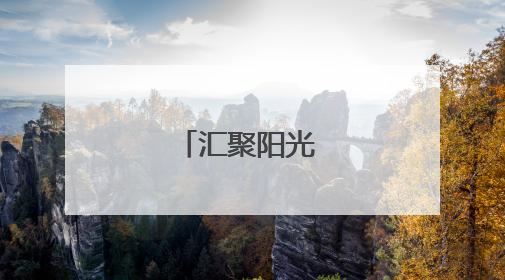汇聚阳光 守护花开