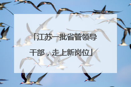江苏一批省管领导干部，走上新岗位
