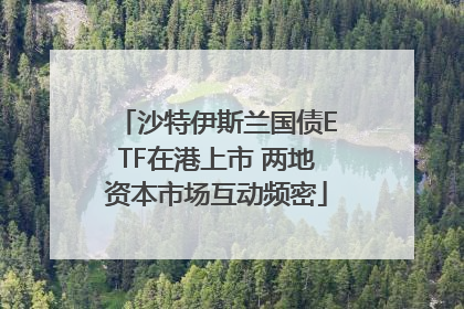 沙特伊斯兰国债ETF在港上市 两地资本市场互动频密