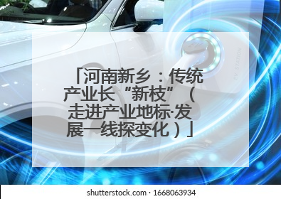 河南新乡：传统产业长“新枝”（走进产业地标·发展一线探变化）