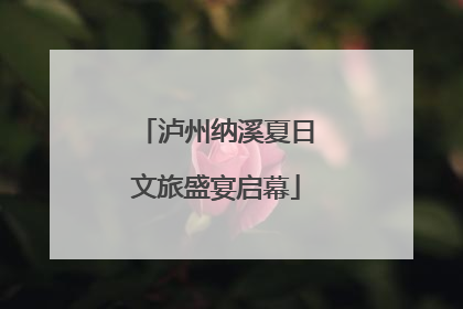 泸州纳溪夏日文旅盛宴启幕