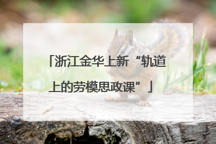 浙江金华上新“轨道上的劳模思政课”