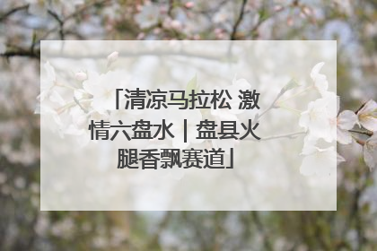 清凉马拉松 激情六盘水｜盘县火腿香飘赛道