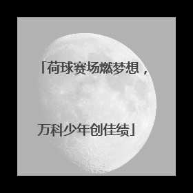 荷球赛场燃梦想，万科少年创佳绩