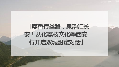 荔香传丝路，泉韵汇长安！从化荔枝文化季西安行开启双城甜蜜对话